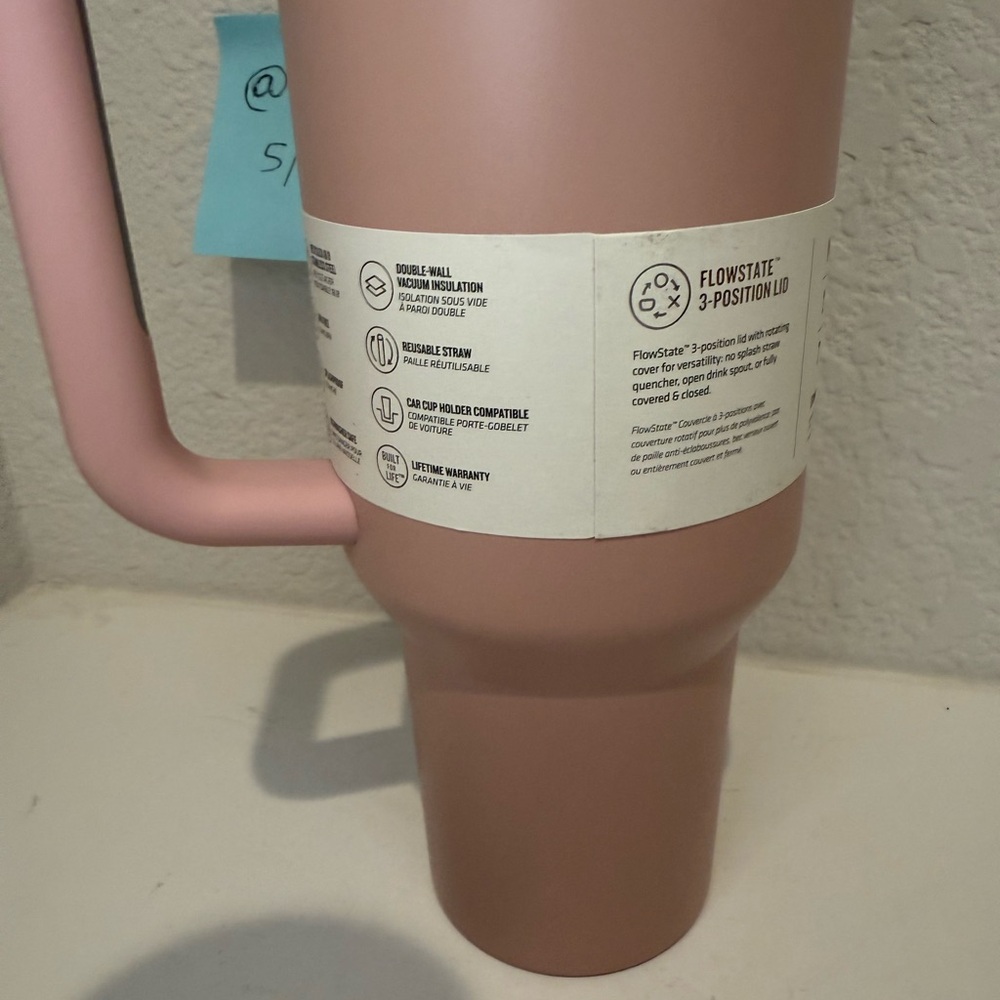 Stanley Pink Dusk 40 oz Tumbler Large Water Cup Quencher H2.0 FlowState - Picture 5 of 11